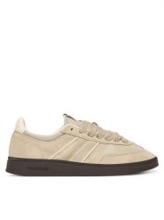 Tommy Jeans Sneakersy The Greenwich Edge Suede EN0EN02924 Beżowy. Brązowe obuwie sportowe damskie Tommy Jeans, z jeansu, bez zapięcia. Za 449.99 zł.