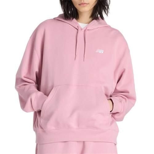 Bluza sportowa damska New Balance WT41507PTF. Czerwone bluzy damskie New Balance, l, bez wzorów, z materiału, z kapturem. Za 351.00 zł.