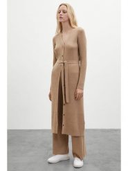 Ecoalf Kardigan w kolorze beżowym rozmiar: XL. Brązowe kardigany damskie Ecoalf, xl, bez wzorów, z tkaniny. Za 197.63 zł.