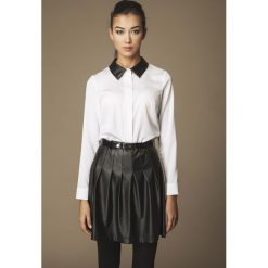 Czarna Spódnica z Eko-skórki. Czarne spódnice damskie Molly.pl. Za 119.90 zł.