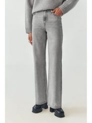 TATUUM Dżinsy "Riso" - Comfort fit - w kolorze jasnoszarym rozmiar: 38. Szare jeansy damskie TATUUM, z podwyższonym stanem. Za 262.91 zł.