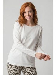 Alife and kickin Koszulka "Gaia" w kolorze białym rozmiar: XL. Białe bluzki damskie Alife and Kickin, xl, bez wzorów, z bawełny, bez kołnierzyka, bez ramiączek. Za 60.99 zł.