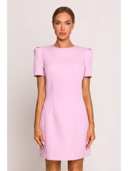 Made of emotion Sukienka w kolorze jasnoróżowym rozmiar: L. Różowe sukienki damskie Made Of Emotion, bez wzorów, bez ramiączek. Za 193.70 zł.