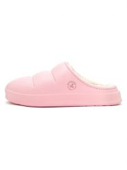 Avispas Klapki "Simson" w kolorze jasnoróżowym rozmiar: 41. Różowe klapki damskie Avispas, bez wzorów, z materiału, bez obcasa, bez zapięcia. Za 104.99 zł.