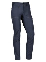Didriksons Spodnie funkcyjne "Ara" w kolorze granatowym rozmiar: 40. Niebieskie spodnie dresowe damskie Didriksons, bez wzorów, z materiału, outdoorowe. Za 223.99 zł.