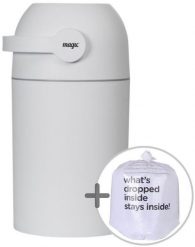 Kosz na pieluszki Magic Majestic + Worki biały. Pieluchy Magic. Za 180.00 zł.