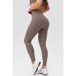 Damskie legginsy sportowe fitness Rough Radical Wellness Long. Brązowe legginsy damskie ROUGH RADICAL, l, bez wzorów. W wyprzedaży za 161.42 zł.