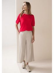 Street One Sweter w kolorze czerwonym rozmiar: 40. Czerwone swetry klasyczne damskie Street One, bez kołnierzyka. Za 96.83 zł.