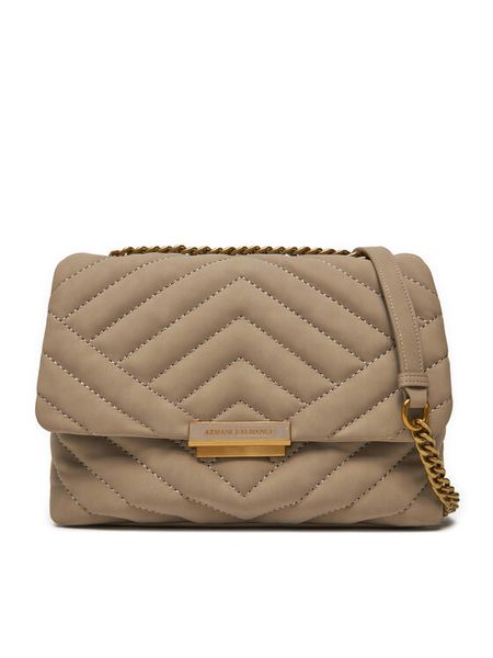 Armani Exchange Torebka XW000355 AF12448 U1145 Beżowy. Brązowe torebki wieczorowe damskie Armani Exchange, bez wzorów, ze skóry, bez dodatków. Za 579.99 zł.