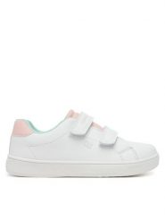 Tommy Hilfiger Sneakersy Low Cut Velcro Sneaker T1A9-33727-1355 S Biały. Białe buty sportowe dziewczęce Tommy Hilfiger, ze skóry, bez zapięcia. Za 179.99 zł.