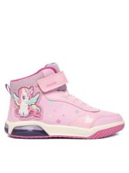 Geox Sneakersy J Inek J56ASA 0BCKC C8206 D Różowy. Czerwone trampki dziewczęce Geox, bez wzorów, ze skóry, bez zapięcia. Za 219.99 zł.
