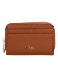 Charm Portfel "Birmingham" w kolorze jasnobrązowym - 12,5 x 8,5 x 2,5 cm rozmiar: onesize. Brązowe portfele damskie Charm, bez wzorów, z materiału. Za 43.99 zł.