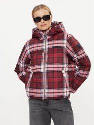 Tommy Hilfiger Kurtka zimowa New York Tartan WW0WW40233 Czerwony Relaxed Fit. Czerwone kurtki damskie Tommy Hilfiger, na zimę, s, bez wzorów, z syntetyku, bez kaptura. Za 1,329.00 zł.