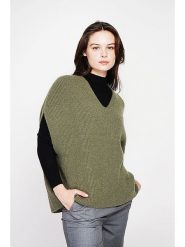 C& Jo Sweter w kolorze khaki rozmiar: 40. Brązowe swetry klasyczne damskie C& Jo, ze splotem, bez kołnierzyka. Za 110.04 zł.