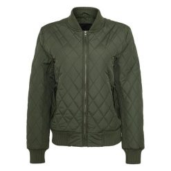 Damska parka Urban Classic Diamond Nylon Parka. Zielone parki damskie Urban Classics, na zimę, z nylonu, bez kaptura. Za 244.50 zł.