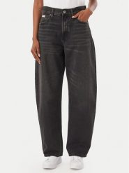 Calvin Klein Jeans Jeansy LV047F686G Czarny Barrel Fit. Czarne jeansy damskie Calvin Klein Jeans. Za 489.99 zł.