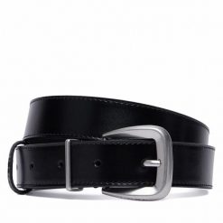 Pasek Damski Calvin Klein. Czarne paski damskie Calvin Klein, bez wzorów. Za 249.99 zł.