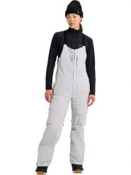 Burton Spodnie narciarskie "[ak] Kimmy GORE-TEX 2L Bib Pants" w kolorze szarym rozmiar: XL. Szare spodnie sportowe damskie Burton, l, bez wzorów, z gore-texu, narciarskie, gore-tex. Za 1,529.95 zł.