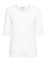 &Co Woman Koszulka "Lucille" w kolorze białym rozmiar: L. Białe koszulki damskie &Co Woman, l, bez wzorów, bez kołnierzyka, bez ramiączek. Za 110.04 zł.