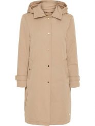 TicketWOMAN Płaszcz przejściowy "Casja" w kolorze beżowym rozmiar: 46. Brązowe płaszcze damskie TicketWOMAN, bez wzorów, bez kaptura. Za 260.99 zł.