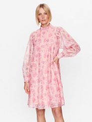 Bruuns Bazaar Sukienka koszulowa Pihilina BBW3255 Różowy Regular Fit. Czerwone sukienki damskie Bruuns Bazaar, bez wzorów, z syntetyku, bez ramiączek. Za 399.99 zł.