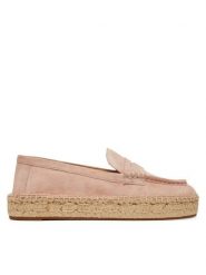 LAUREN RALPH LAUREN Espadryle Luize 802953958009 Różowy. Czerwone espadryle damskie Lauren Ralph Lauren, bez wzorów, ze skóry, bez obcasa. Za 419.99 zł.