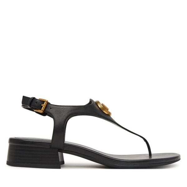 Sandały MICHAEL Michael Kors. Czarne sandały damskie MICHAEL Michael Kors, bez wzorów, bez obcasa, na płaskiej podeszwie, bez zapięcia. Za 719.99 zł.