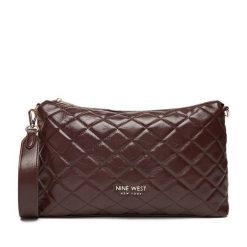 Torebka Nine West. Brązowe listonoszki damskie Nine West, bez wzorów, bez dodatków. Za 179.99 zł.