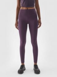 4F Legginsy sportowe w kolorze fioletowym rozmiar: XS. Różowe legginsy damskie 4F, xs, bez wzorów, z materiału, outdoorowe. Za 43.68 zł.