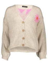 Sublevel Kardigan w kolorze beżowym rozmiar: M/L. Brązowe kardigany damskie Sublevel, l, bez wzorów, ze splotem. Za 109.52 zł.