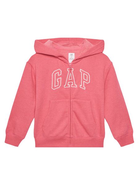Gap Bluza 590786-01 Różowy Regular Fit. Czerwone bluzy dziewczęce GAP, bez wzorów, z bawełny, bez ramiączek, bez kaptura. Za 109.99 zł.