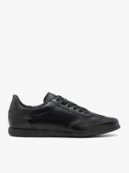 Czarne półbuty sportowe ze skóry licowej. Czarne obuwie sportowe casual damskie Brawo sp. z o.o., bez wzorów, ze skóry, bez obcasa, bez zapięcia. Za 429.99 zł.