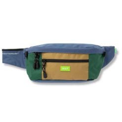 Saszetka turystyczna HUF Hyde Waist. Niebieskie nerki i saszetki damskie HUF, bez wzorów, z poliesteru. Za 165.00 zł.