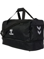 Torba sportowa Hummel Core 2.0. Czarne torby sportowe Hummel, bez wzorów, z materiału. Za 166.50 zł.