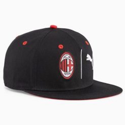 Czapka Z Daszkiem Puma Acm Fan Flatbrim Cap. Czarne czapki z daszkiem damskie Puma, bez wzorów. Za 81.80 zł.
