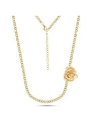 DI GIORGIO Pozłacany naszyjnik z elementem ozdobnym - dł. 40 cm rozmiar: onesize. Żółte naszyjniki damskie DI GIORGIO, pozłacane. Za 352.43 zł.