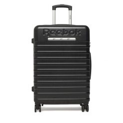 Walizka średnia Reebok. Czarne walizki Reebok, bez wzorów, średnie. Za 319.99 zł.