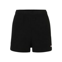 Szorty damskie Fila Lusciano. Czarne spodenki sportowe damskie Fila, m, bez wzorów, z bawełny, z standardowym stanem, do biegania. Za 178.00 zł.