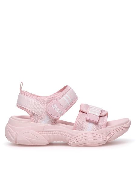 Sprandi Sandały CP81-25365 Różowy. Czerwone sandały dziewczęce Sprandi, z materiału, bez obcasa, bez zapięcia. Za 99.99 zł.