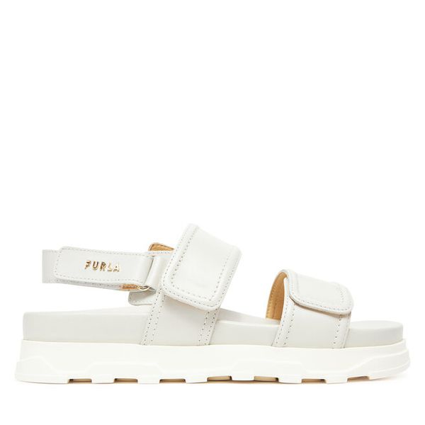 Sandały Furla. Sandały damskie Furla, bez wzorów, bez obcasa, na płaskiej podeszwie, bez zapięcia. Za 1,159.00 zł.