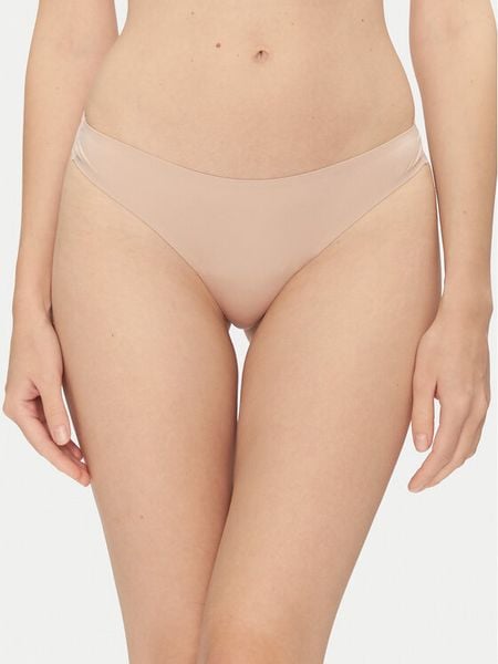 Ysabel Mora Stringi 19673 Beżowy. Brązowe stringi ysabel mora, bez wzorów, z syntetyku. Za 39.99 zł.