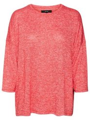Vero Moda Sweter w kolorze czerwonym rozmiar: XS. Czerwone swetry klasyczne damskie Vero Moda, xs, bez kołnierzyka. Za 57.45 zł.