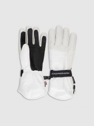 4F Rękawiczki narciarskie Primaloft Gold damskie - białe S. Białe rękawiczki damskie 4F, bez wzorów, z materiału. Za 399.99 zł.