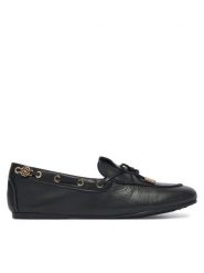 Guess Mokasyny FLFAA2 LEP14 Czarny. Czarne mokasyny damskie Guess, ze skóry, bez obcasa. Za 544.99 zł.