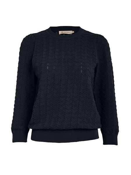 Peppercorn Sweter w kolorze granatowym rozmiar: L. Niebieskie swetry klasyczne damskie Peppercorn, l, bez kołnierzyka. Za 174.95 zł.