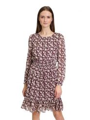 CARTOON Sukienka w kolorze bordowym rozmiar: 38. Czerwone sukienki damskie Cartoon, bez wzorów, bez ramiączek. Za 170.45 zł.