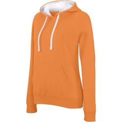 Bluza damska z kapturem Kariban Contrastée. Niebieskie bluzy damskie KARIBAN, s, bez wzorów, z bawełny, z kapturem. Za 128.00 zł.