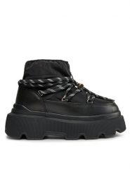 Inuikii Botki Endurance 75202-120 Czarny. Czarne botki damskie Inuikii, z materiału, bez obcasa, na płaskiej podeszwie, bez zapięcia. Za 879.99 zł.