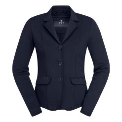 Damska kurtka konkursowa ELT Lina. Niebieskie kurtki damskie ELT, xl, bez wzorów, z elastanu, bez kaptura. Za 452.50 zł.