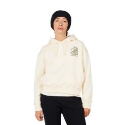 Bluza damska z kapturem Rossignol Waterfall Relax. Białe bluzy damskie Rossignol, bez wzorów, z kapturem. Za 459.00 zł.